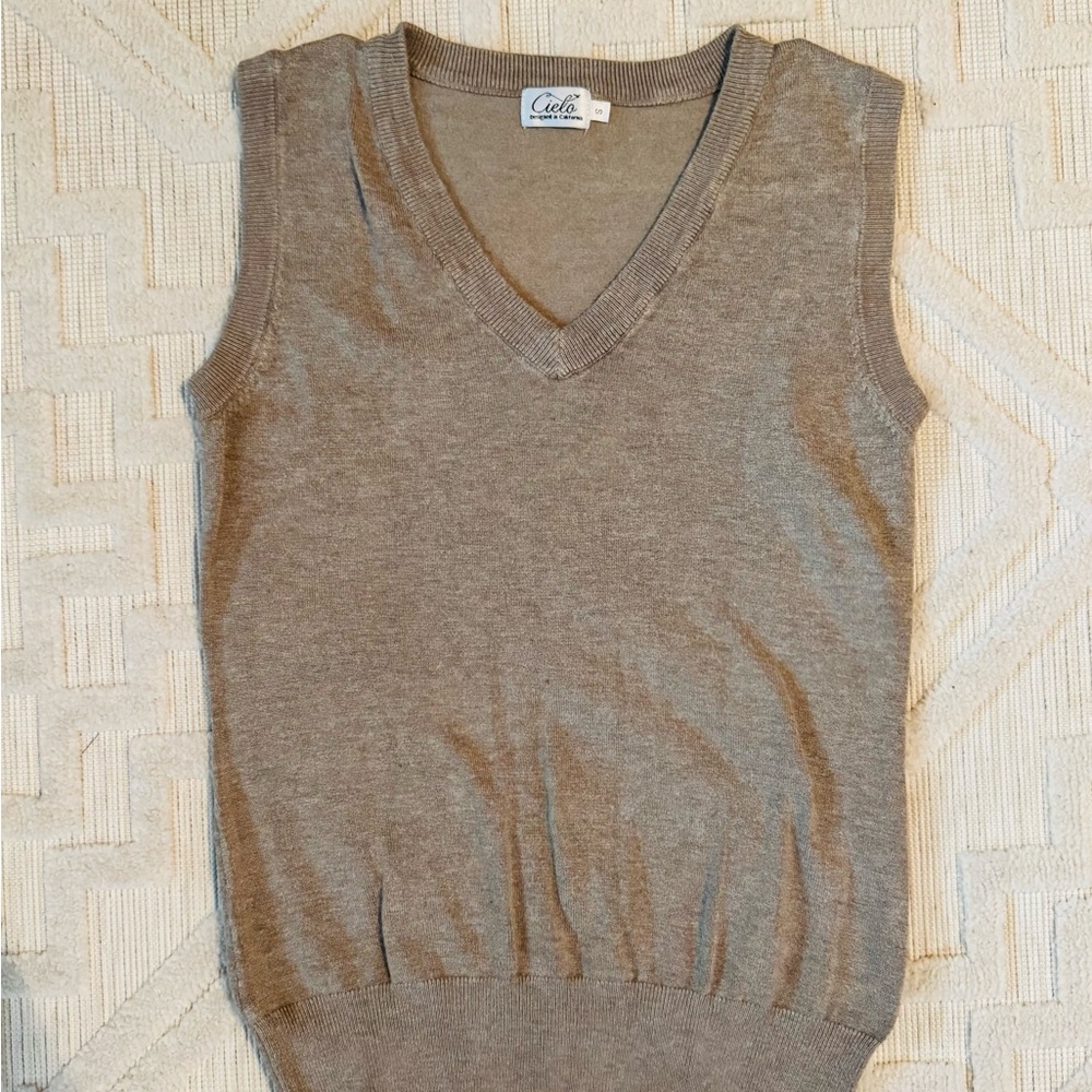 Cielo Tan Knit Sweater